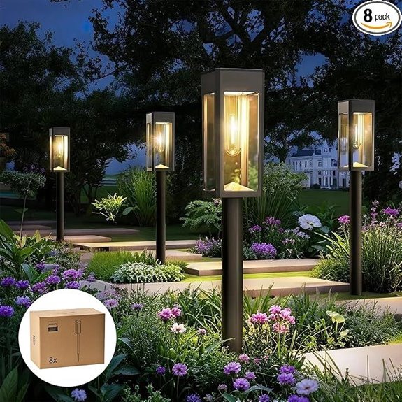 Philips 8-Pack Solar Pathway Lights Outdoor Waterproof