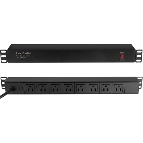 8 Outlet Rack Mount PDU Power Strip