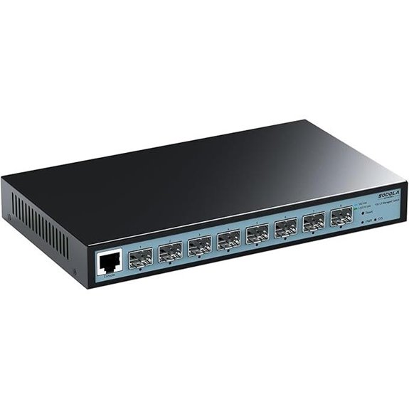 SODOLA 8-Port 10G Managed Switch with SFP