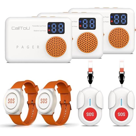 CallToU Elderly Caregiver Pager with Vibration and SOS
