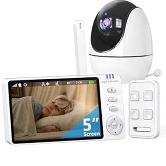 Elderly Care Monitor with Camera Call Button Temp Alert