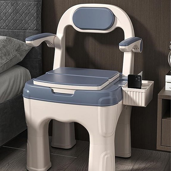 elderly disabled bedside commode
