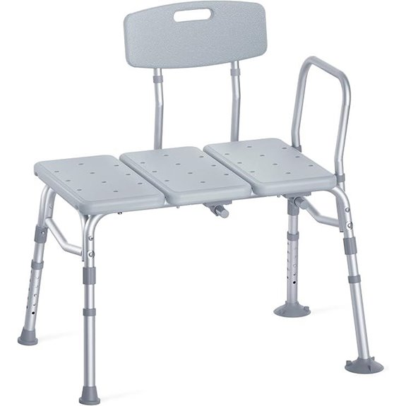 HOMLAND Tub Transfer Bench for Elderly & Disabled