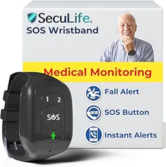 Seculife SOS Wristband for Elderly Safety and GPS