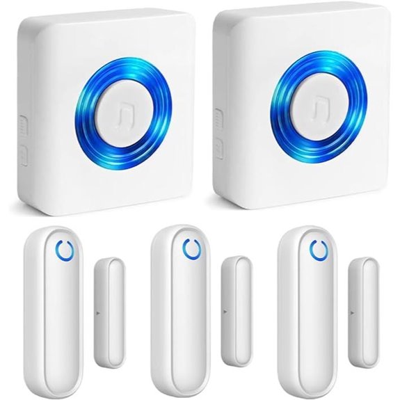 Wireless Caregiver Door Alarm System for Elderly and Home