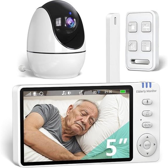 Elderly Video Monitor with Camera and Two-Way Talk