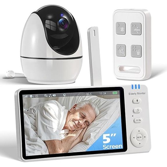 Elderly Care Video Monitor with Camera and Audio
