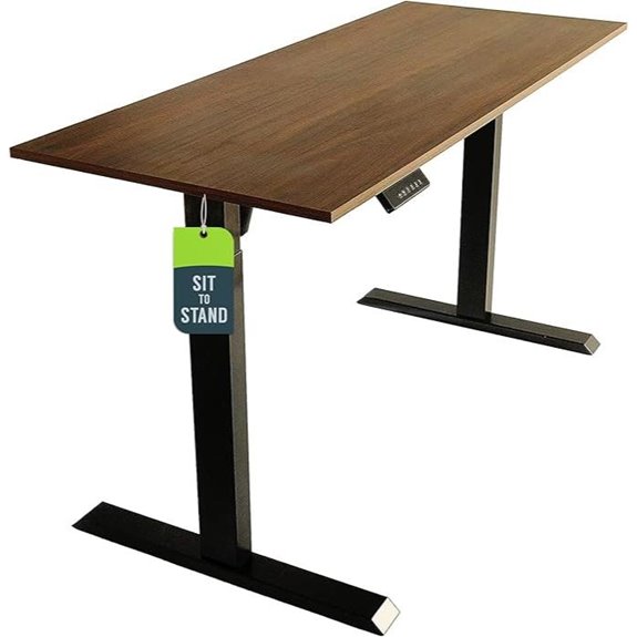 TechOrbits Electric Standing Desk Frame with Adjustable Height