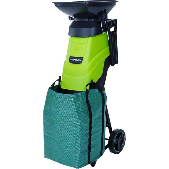 Electric Garden Wood Chipper & Mulcher with Collection Bag