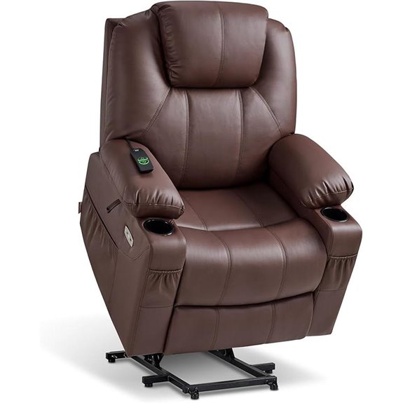 MCombo Electric Recliner Chair with Massage and Heat