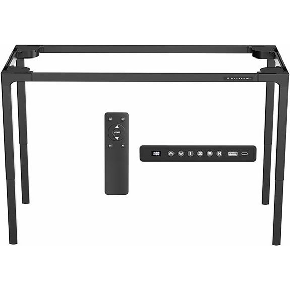 VIVO Electric Quad Motor Standing Desk Frame (Frame Only)