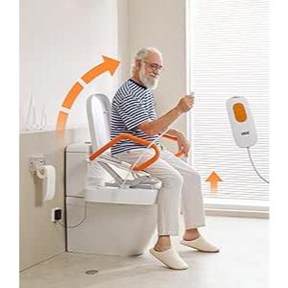 VOCIC Electric Toilet Seat Riser with Handles