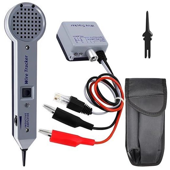 Wire Tracer & Circuit Tester Kit with Inductive Amplifier