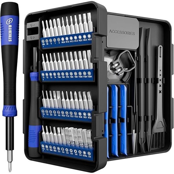 STREBITO 64-Piece Precision Screwdriver Set for Electronics