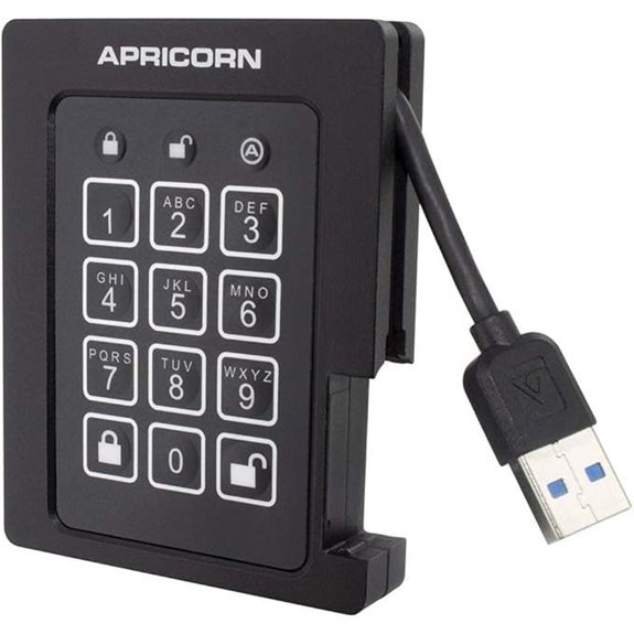 Apricorn Aegis Padlock 240GB Encrypted Rugged External Drive