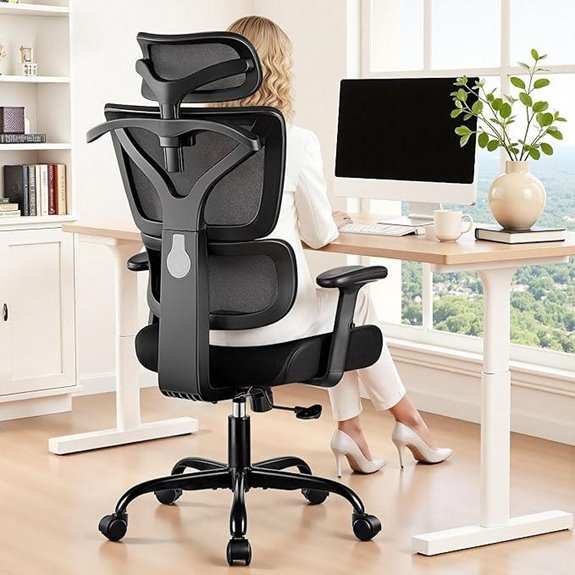 ergonomic high back lumbar