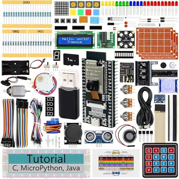 Freenove ESP32 Dev Kit with Camera and Tutorials