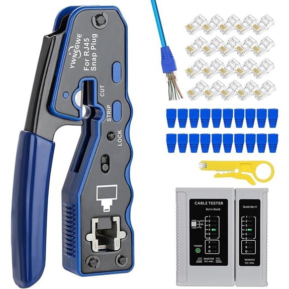 RJ45 Crimp Tool Kit for Ethernet Connectors