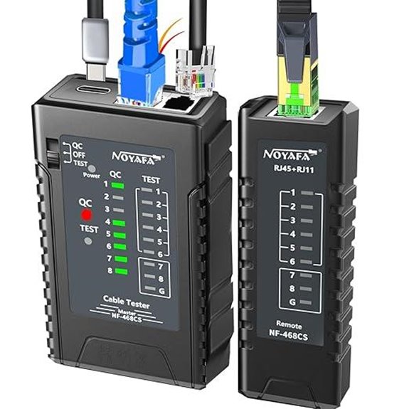 NOYAFA Ethernet and Phone Line Cable Tester