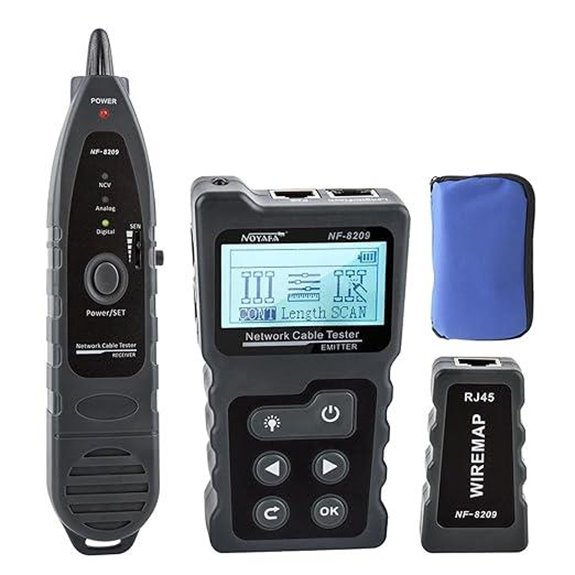 NOYAFA NF-8209 Ethernet Cable Tester with POE