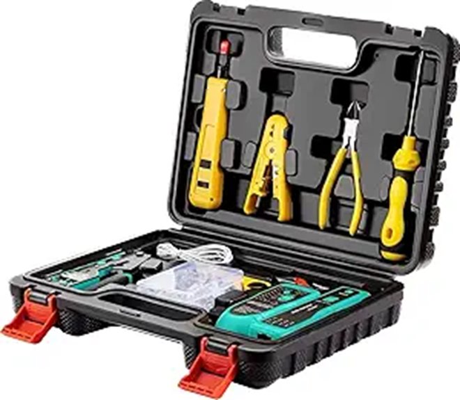 RJ45 Crimp Tool Kit for Ethernet Connectors