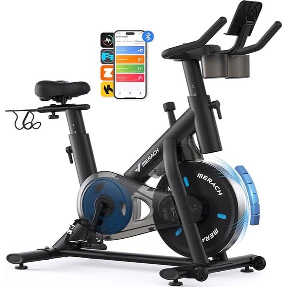 MERACH Exercise Bike with App and Tablet Mount