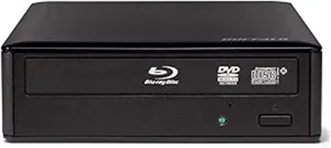 BUFFALO MediaStation External Blu-ray Writer for PC