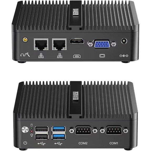 Weidian Fanless Mini PC with Dual Displays