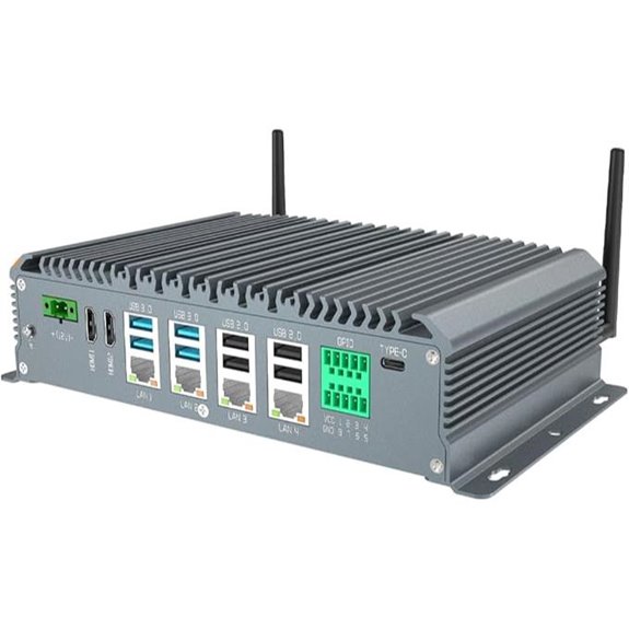 Fanless Industrial PC with Windows 11 and I7 Processor