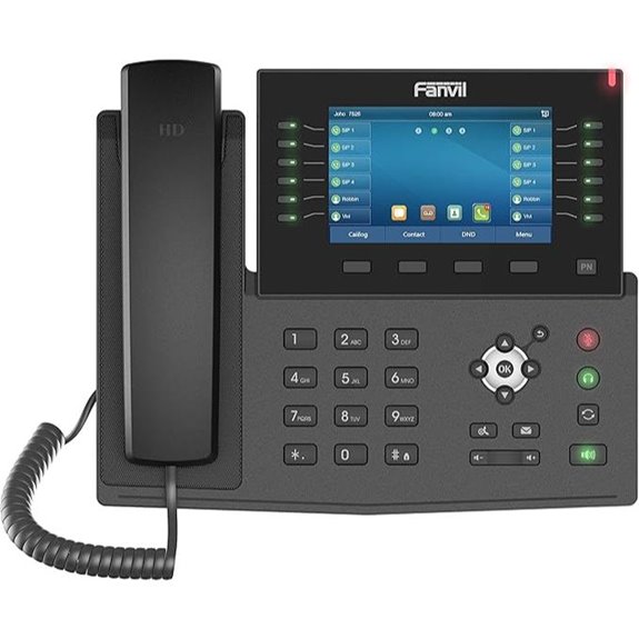 Fanvil X7C VoIP Phone with 5-Inch Touch Screen