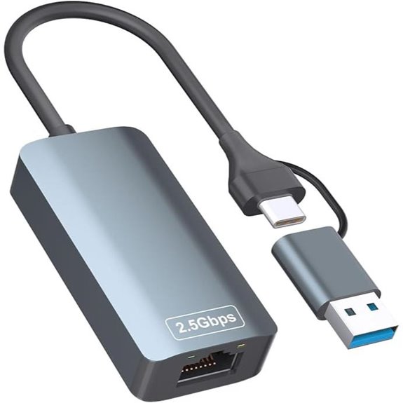 2.5Gbps USB-C Ethernet Adapter for MacBook & iPad