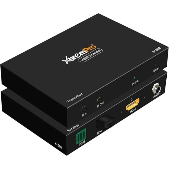 HDMI Extender Over IP Fiber up to 12.4 Miles