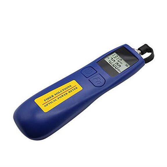 Optical Power Meter for Fiber Testing Calibrated Wavelengths