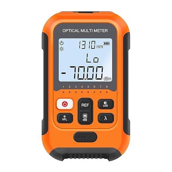 Fiber Optic Cable Tester with Power Meter and VFL