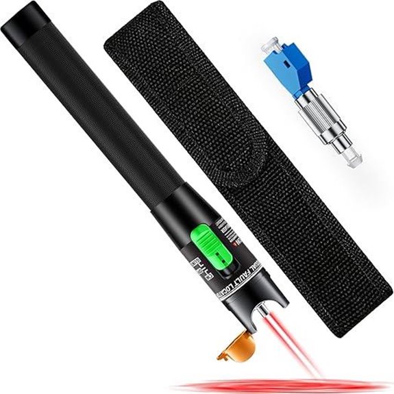 Fiber Optic Fault Locator Kit with Adapters