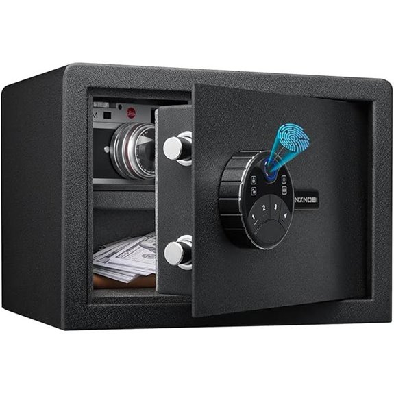 Biometric Lock Box with Fingerprint Scanner 0.78 cu ft