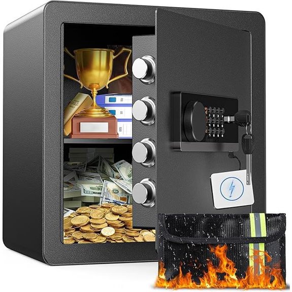 2.0 Cu Ft Fireproof Safe with Digital Lock