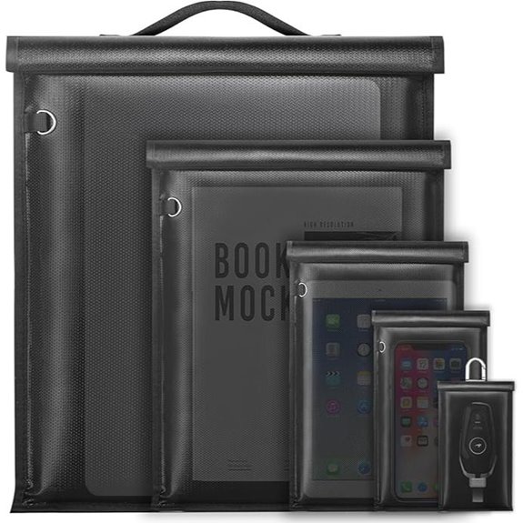 5 Pack Faraday Bags for Phones and Devices