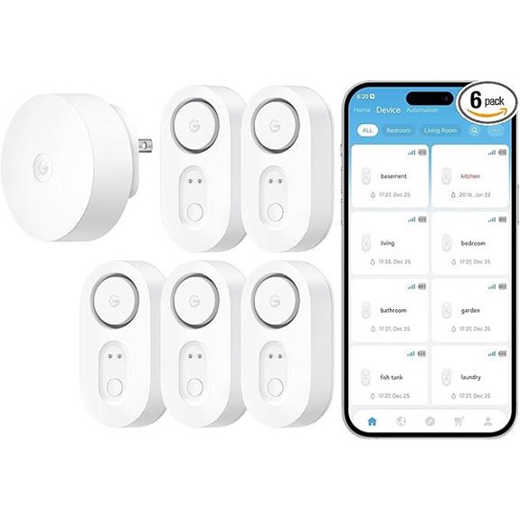 GoveeLife Smart Water Leak Detectors 5-Pack
