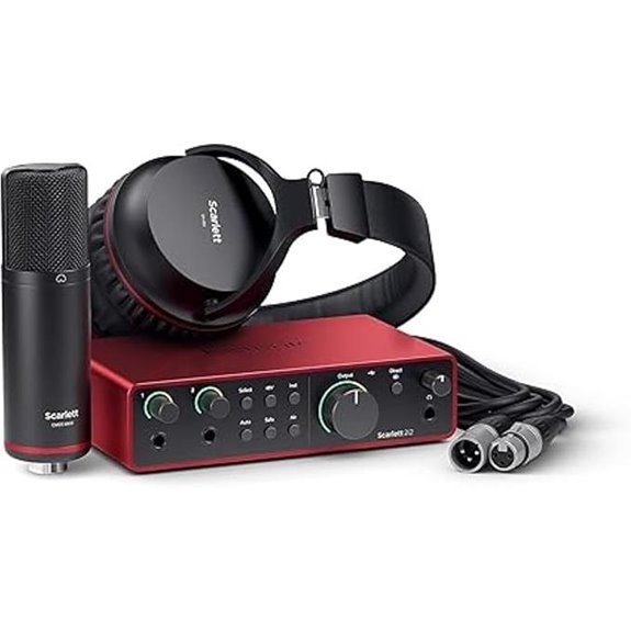 Focusrite Scarlett 2i2 Studio Audio Interface Bundle