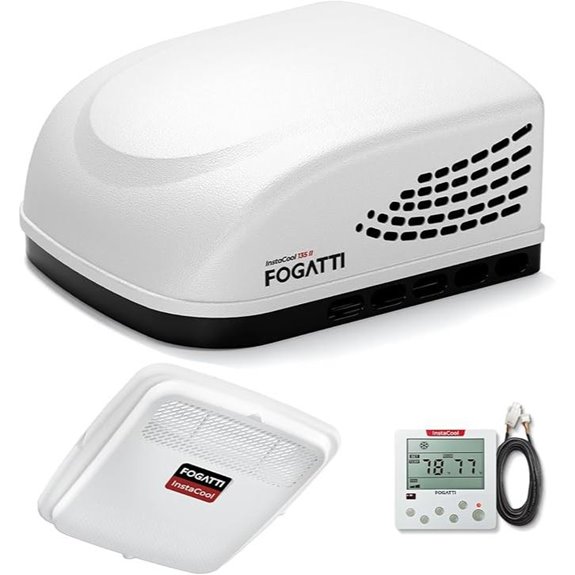FOGATTI 13500BTU RV Roof Air Conditioner with Box
