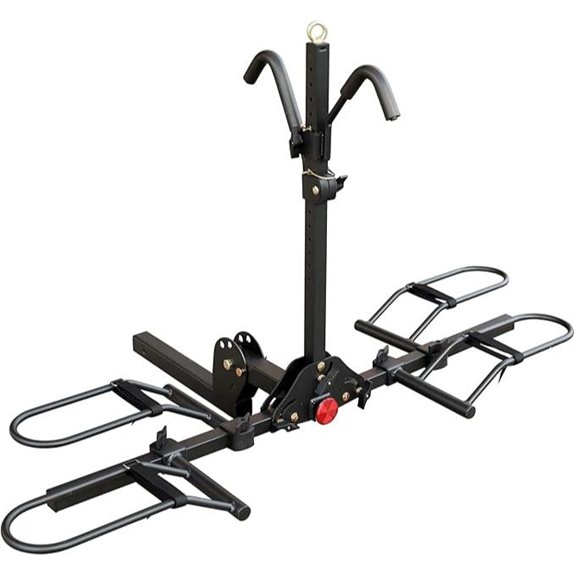 Young Bike Rack Hitch for Car 2 Bikes Foldable Fits Up to 5-inch Tires