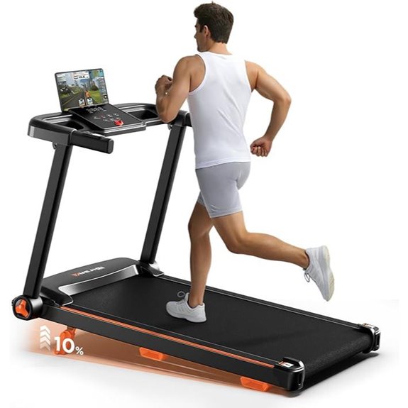 Foldable 3.0HP Treadmill with Bluetooth & Incline