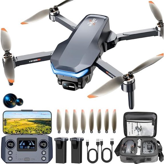 GPS Drone with 4K Camera Foldable 48 Min Flight