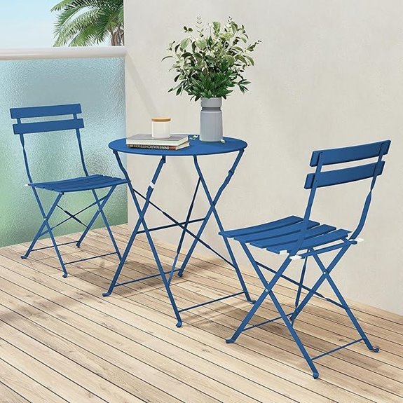 Grand Patio 3-Piece Folding Bistro Set