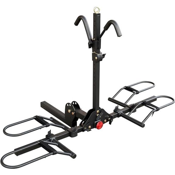 Young Car Hitch Bike Rack 2 Bikes Folding 200LB