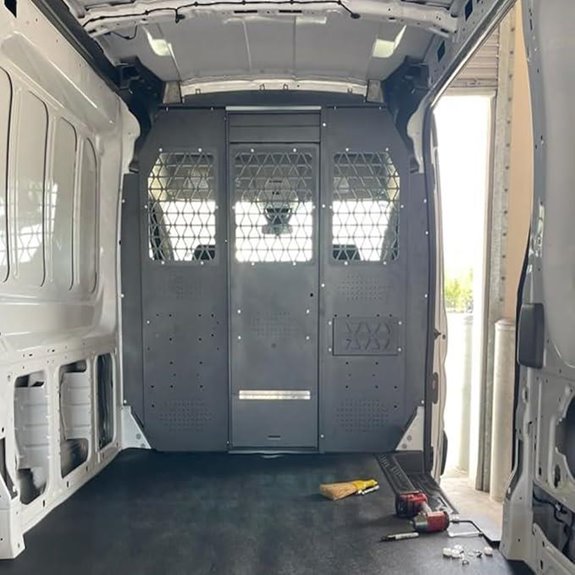 Van Bulkhead Safety Partition for Ford Transit