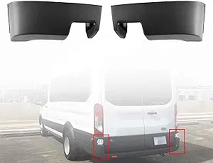 LOSTAR Bumper Cover and Grille Set for Ford Transit