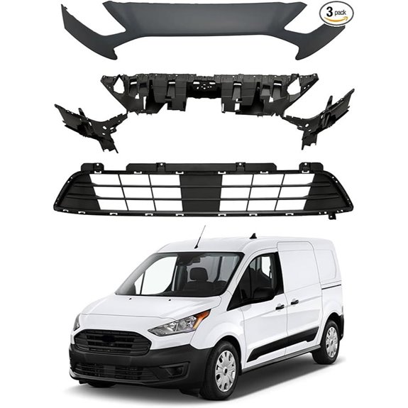 PENSUN Front Bumper Kit for Ford Transit Connect