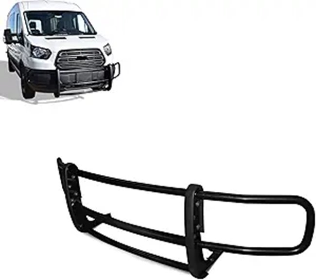 Black Horse Spartan Grille Guard for Ford Transit